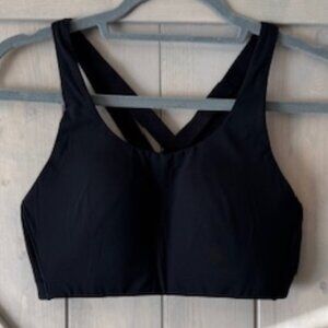 Lululemon Adjustable Support Bra Double Cross straps High Support size 34C EUC